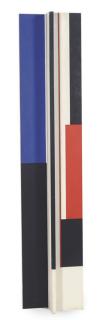 Ilya Bolotowsky - Open Column Black, Red, White and Blue