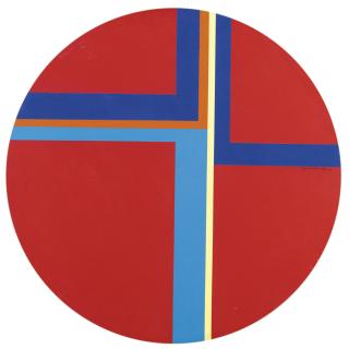 Ilya Bolotowsky - Red Tondo