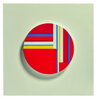 Ilya Bolotowsky - Red Tondo