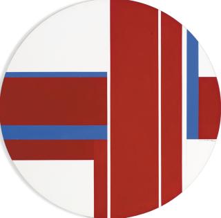 Ilya Bolotowsky - Red Tondo