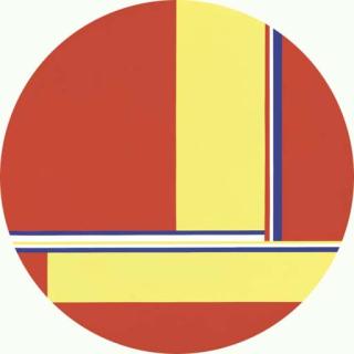 Ilya Bolotowsky - Tondo in Red and Yellow