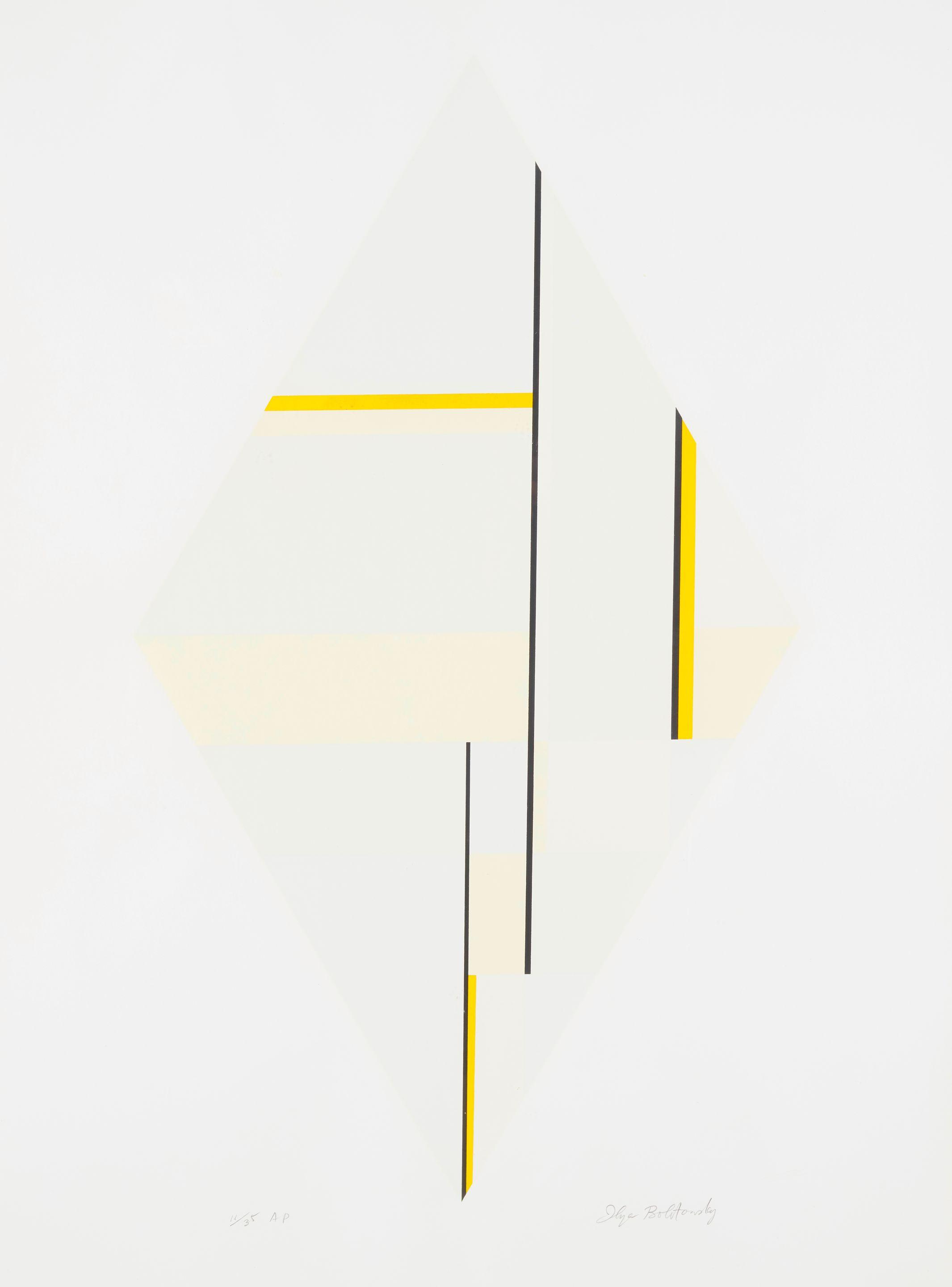 Ilya Bolotowsky - Untitled (Diamond); Untitled (Square) 2