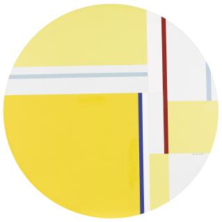 Ilya Bolotowsky - Yellow Tondo