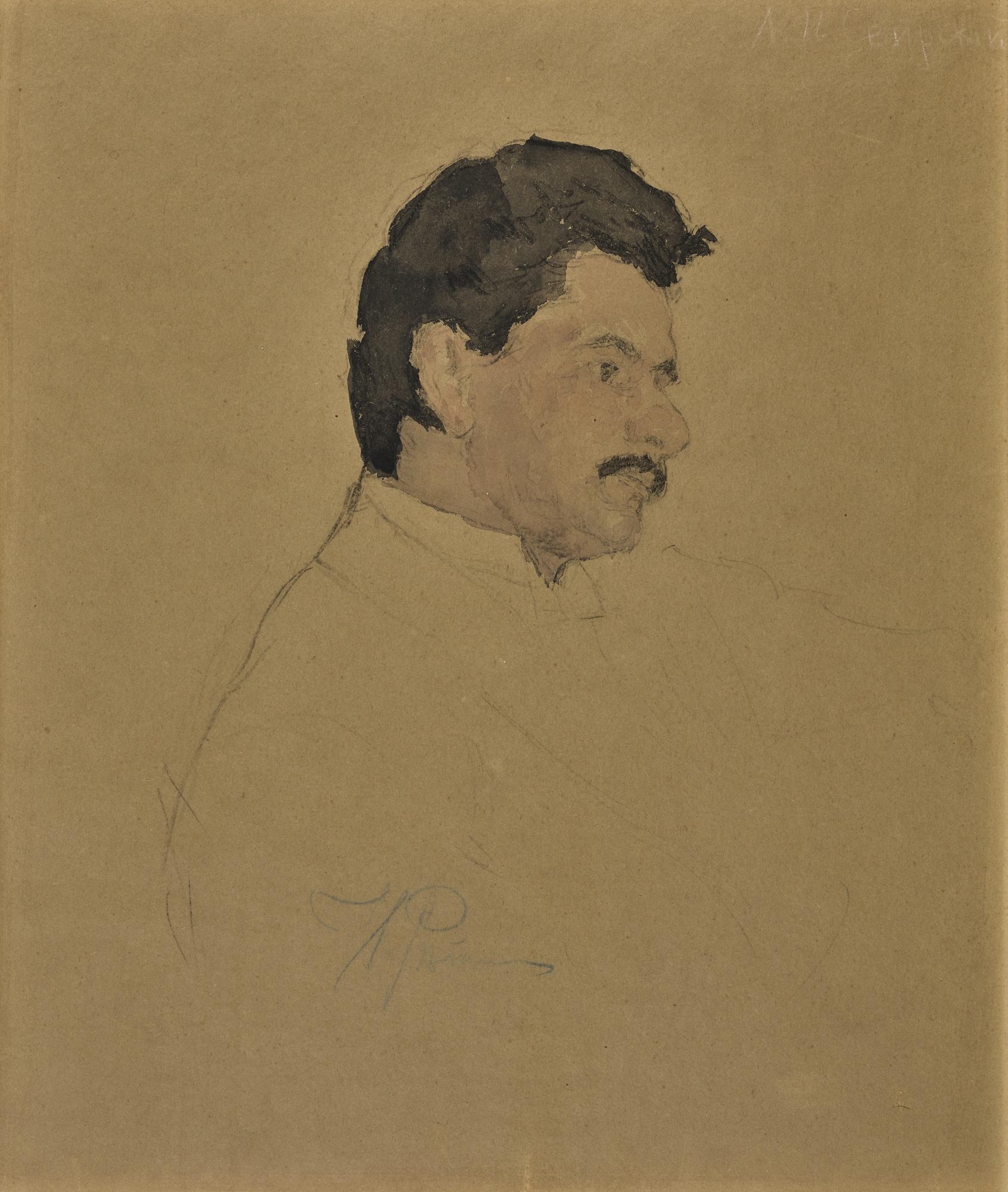 Ilya Efimovich Repin - Portrait Of Alexei Svirsky