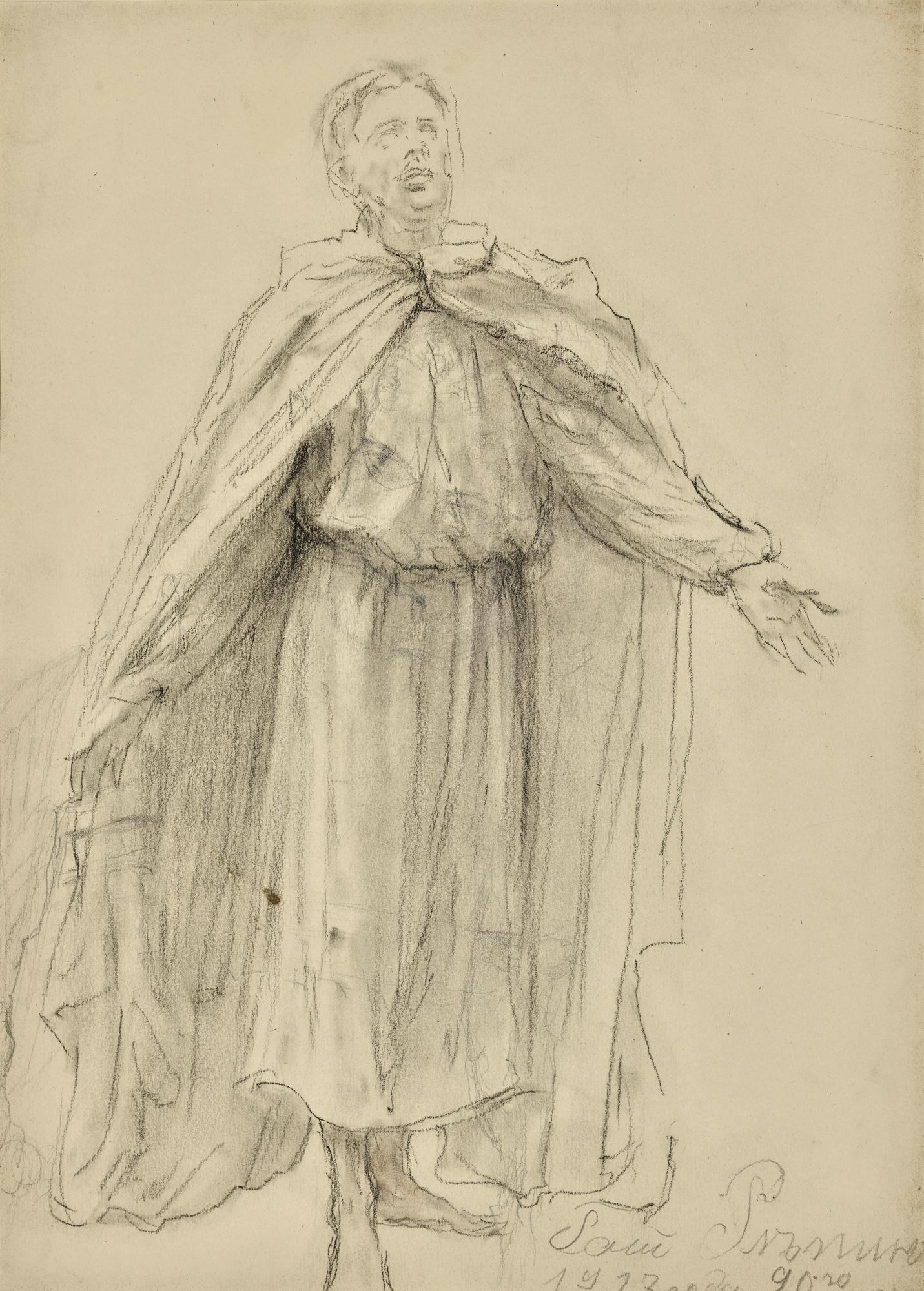 Ilya Efimovich Repin - Study Of A Singer