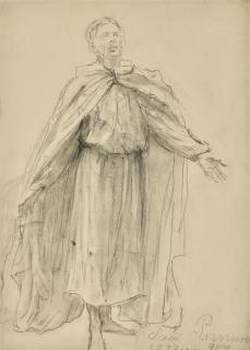 Ilya Efimovich Repin - Study Of A Singer