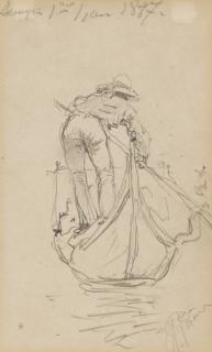 Ilya Efimovich Repin - Two Sketches Of Gondoliers