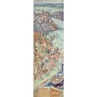 Ilya Ivanovich Mashkov - Design For A Window In The Hotel Moskva