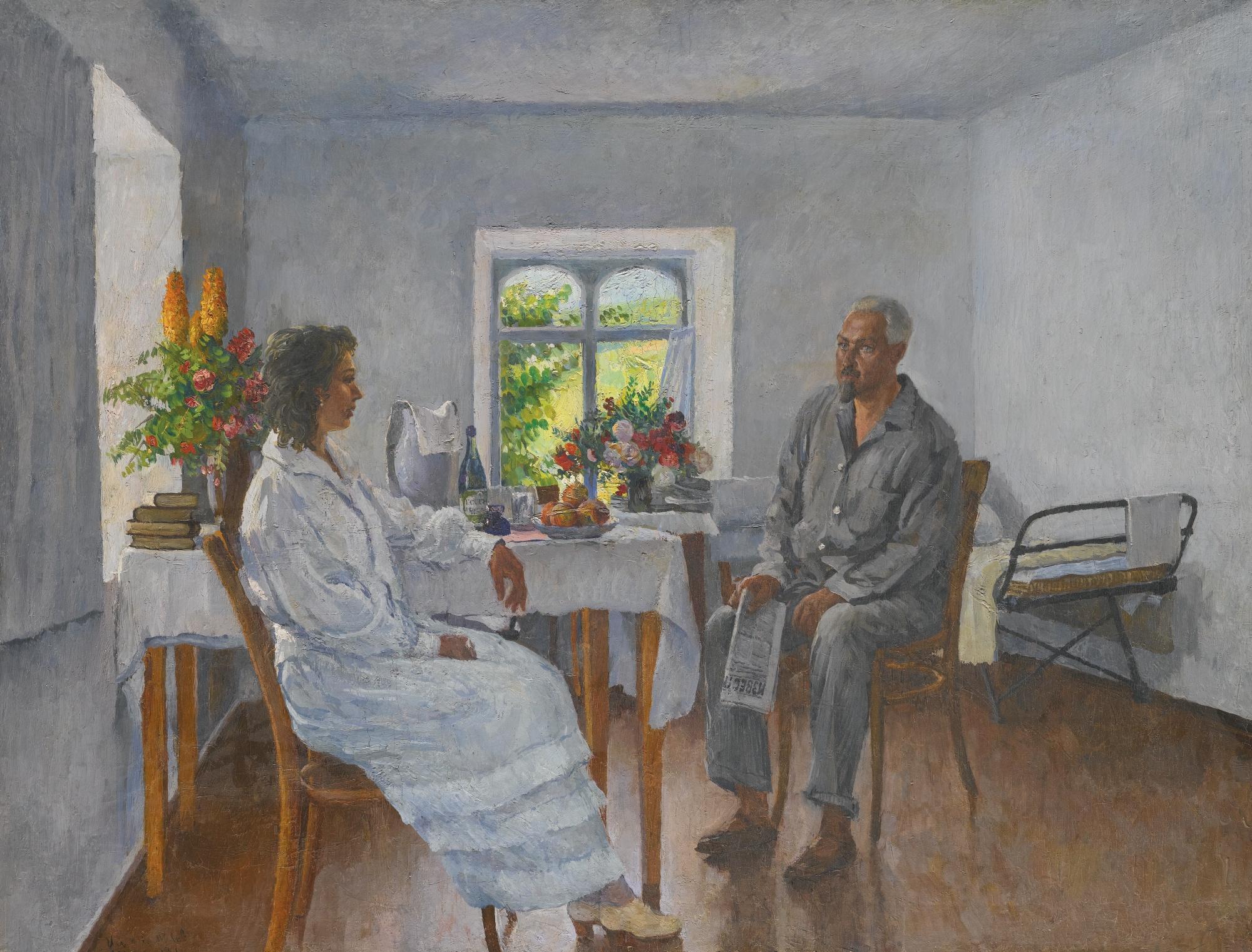 Ilya Ivanovich Mashkov - Margarita Ivanovna And Zinovy Petrovich Soloviev On Holiday At Artek