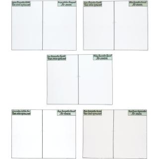 Ilya Kabakov - 5 Facsimile Prints From The Angel Wings Series