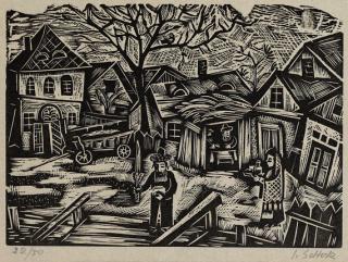 Ilya Schor - 5 Bll. aus dem jüdischen Alltagsleben