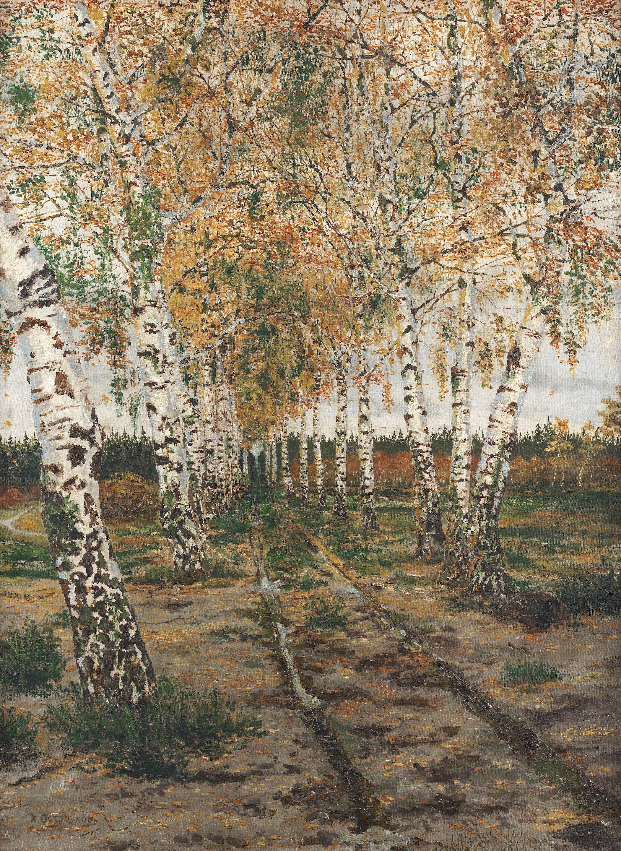 Ilya Semenovich Ostroukhov - Silver birches