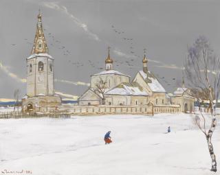 Ilya Sergeevich Glazunov - Winter Landscape