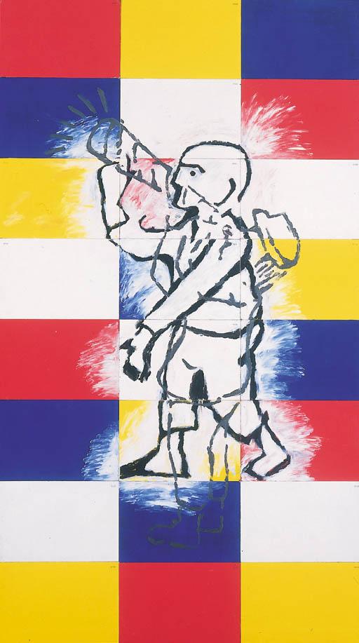 Imants Alfred Tillers - Man With Wings