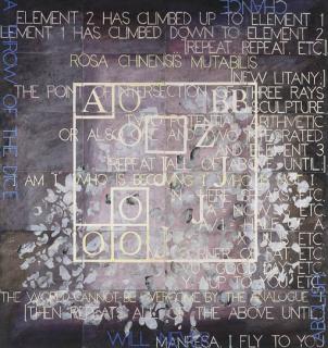 Imants Alfred Tillers - Not Yet Rosa Mutabilius II