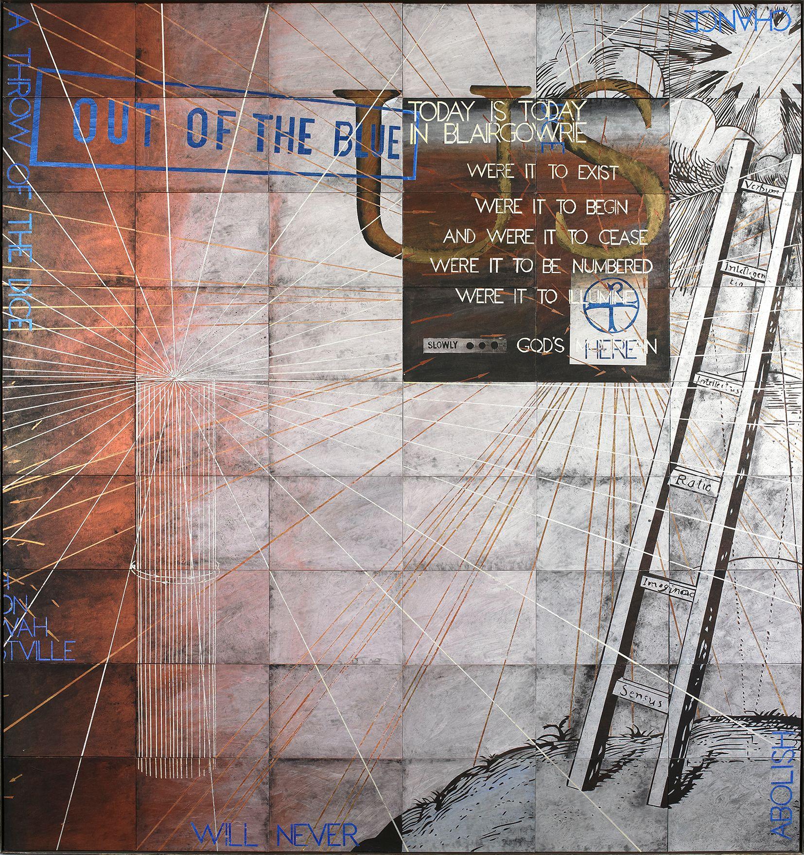 Imants Tillers - The Overflow II, 2001