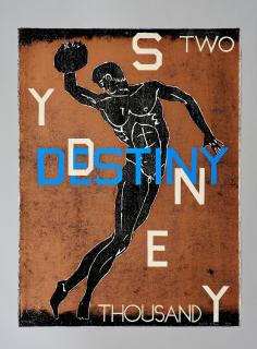 Imants Tillers - The Year Two Thousand, 1998