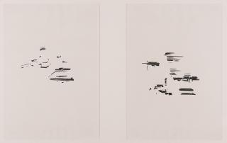 Imi Knoebel - Konvolut von 2 Zeichnungen.