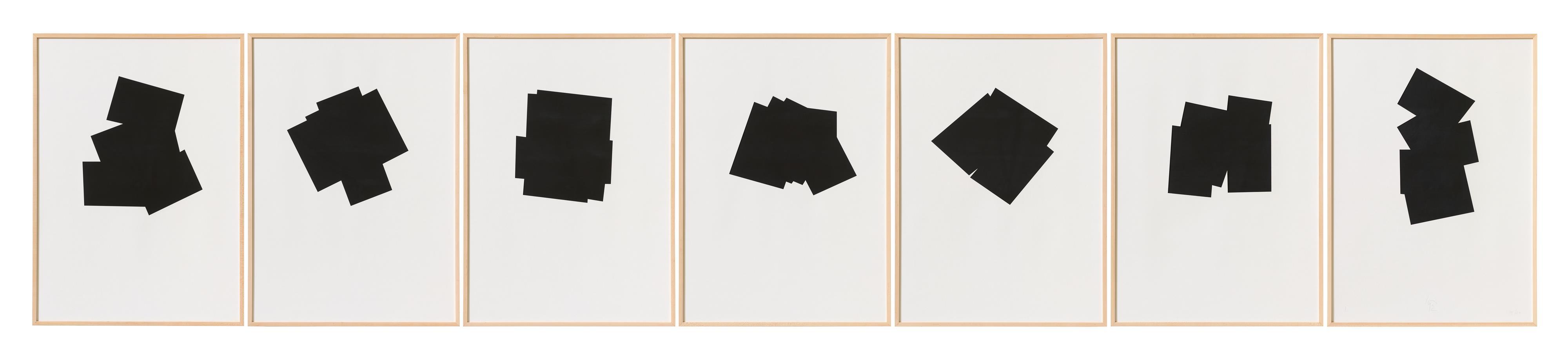 Imi Knoebel - Mennigebilder (Serie i49 - i55)