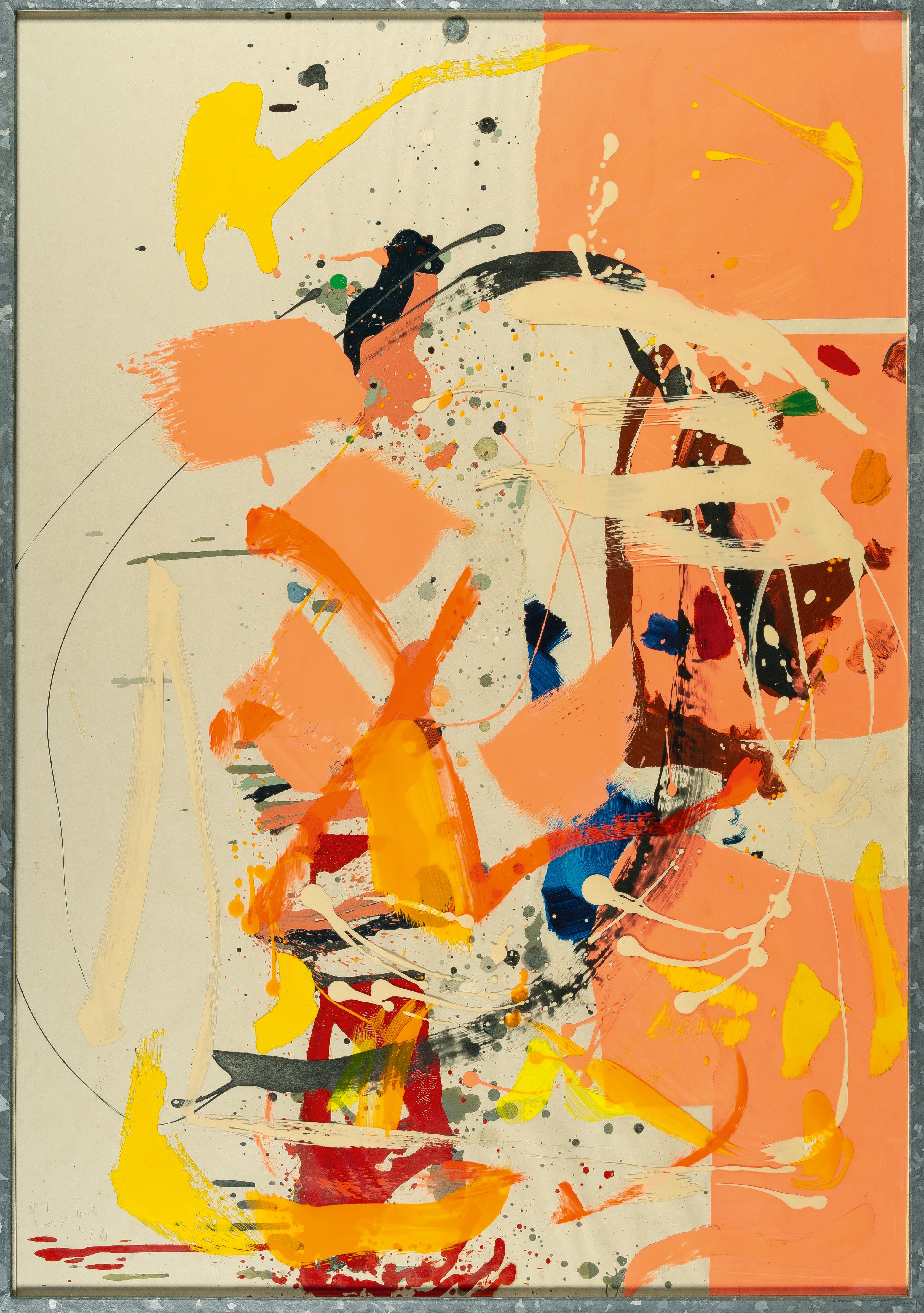 Imi Knoebel - Ohne Titel (Drachenzeichnung)