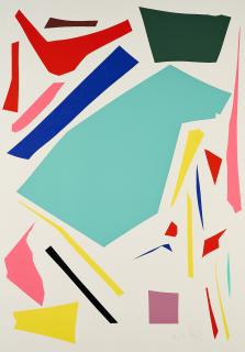 Imi Knoebel - Ohne Titel (Messerschnitt).