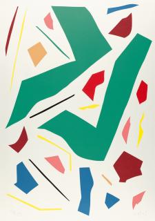 Imi Knoebel - Ohne Titel (Messerschnitte)