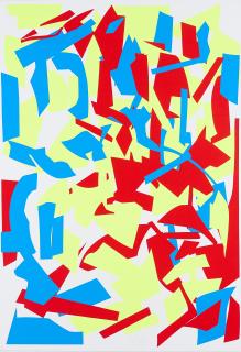 Imi Knoebel - Ohne Titel (Messerschnitte).