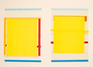 Imi Knoebel - Untitled #1 (Diptych)