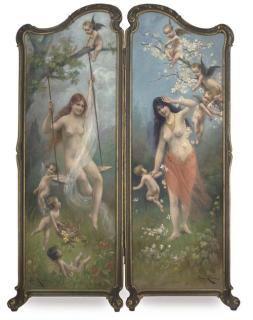 Imre Revesz - An Allegory of Spring and Summer