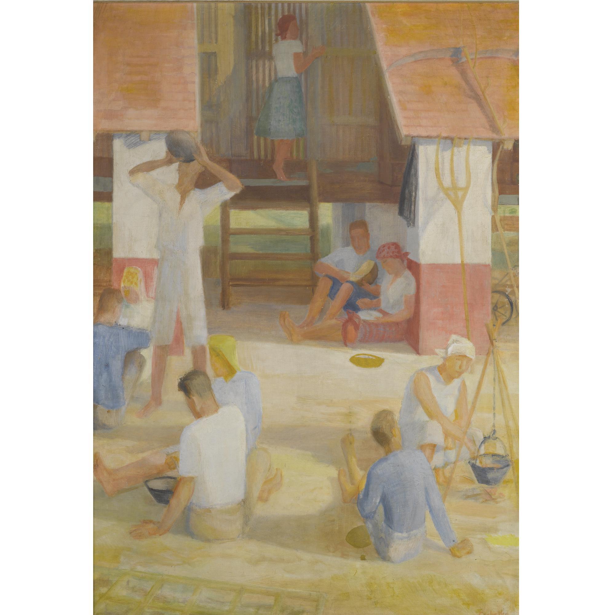 Imre Szobotka - Farm Scene