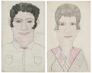 Inez Nathaniel Walker - Untitled (Two Portraits)