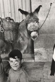 Inge Morath - Little Boy and His Donkey