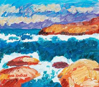 Inge Schiöler - Coastal motif, Koster, Sweden