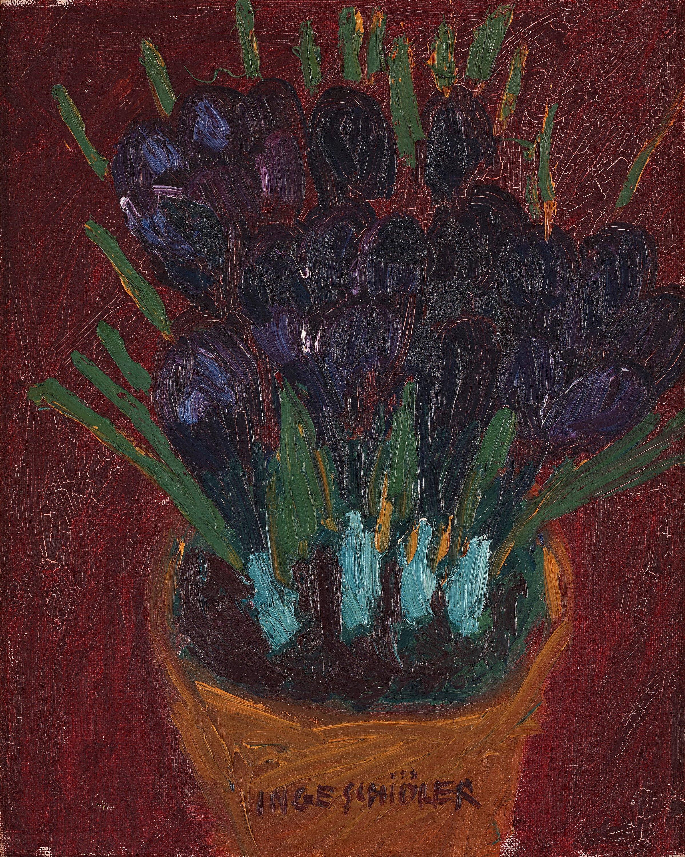 Inge Schiöler - Crocus in a pot
