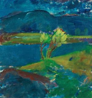 Inge Schiöler - Två träd, Syd-Koster