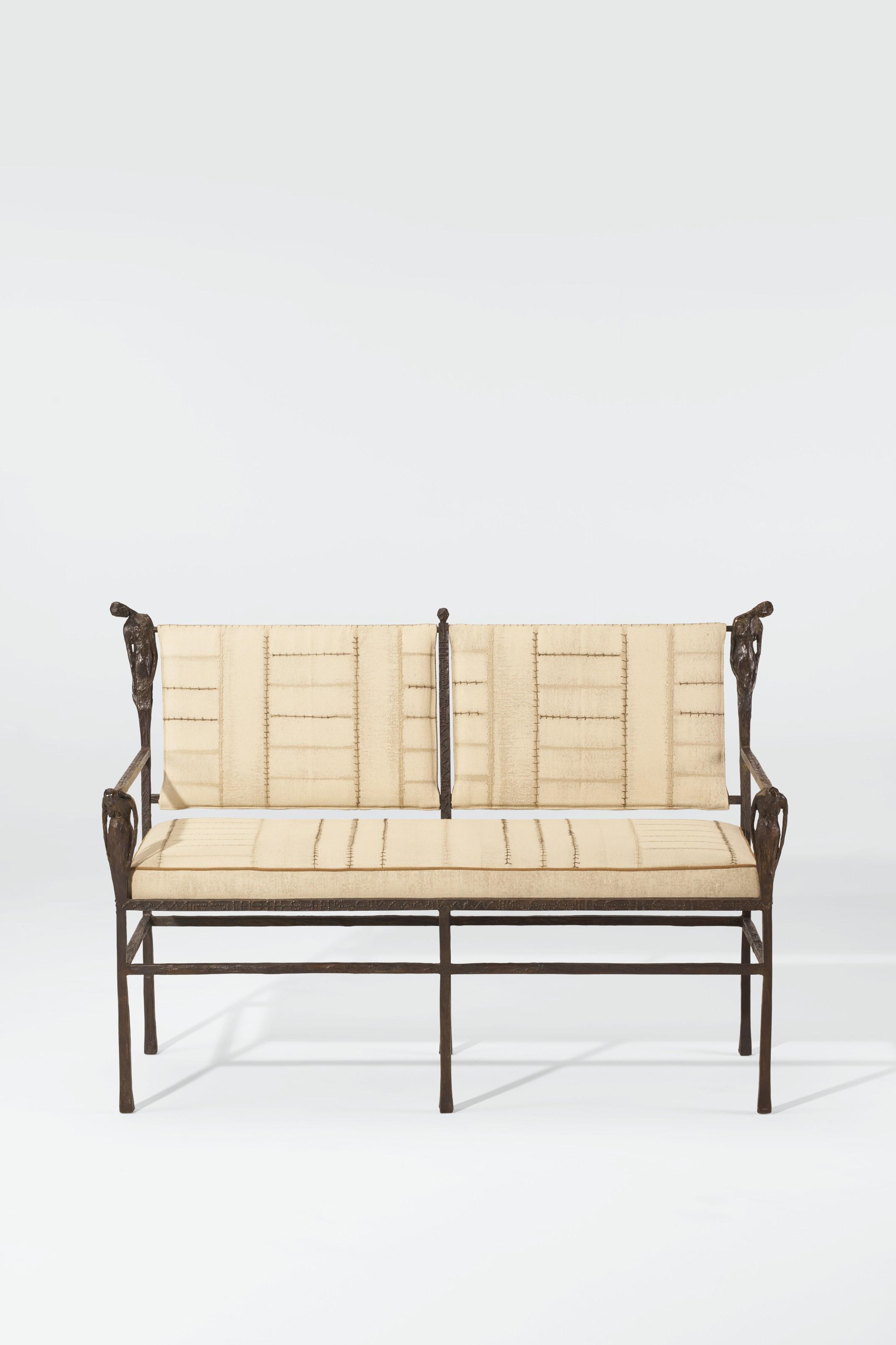 Ingrid Donat - \'Banquette Aux Caryatides\' Settee, 2002