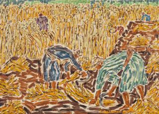 Inji Efflatoun - La Moisson (The Harvest)