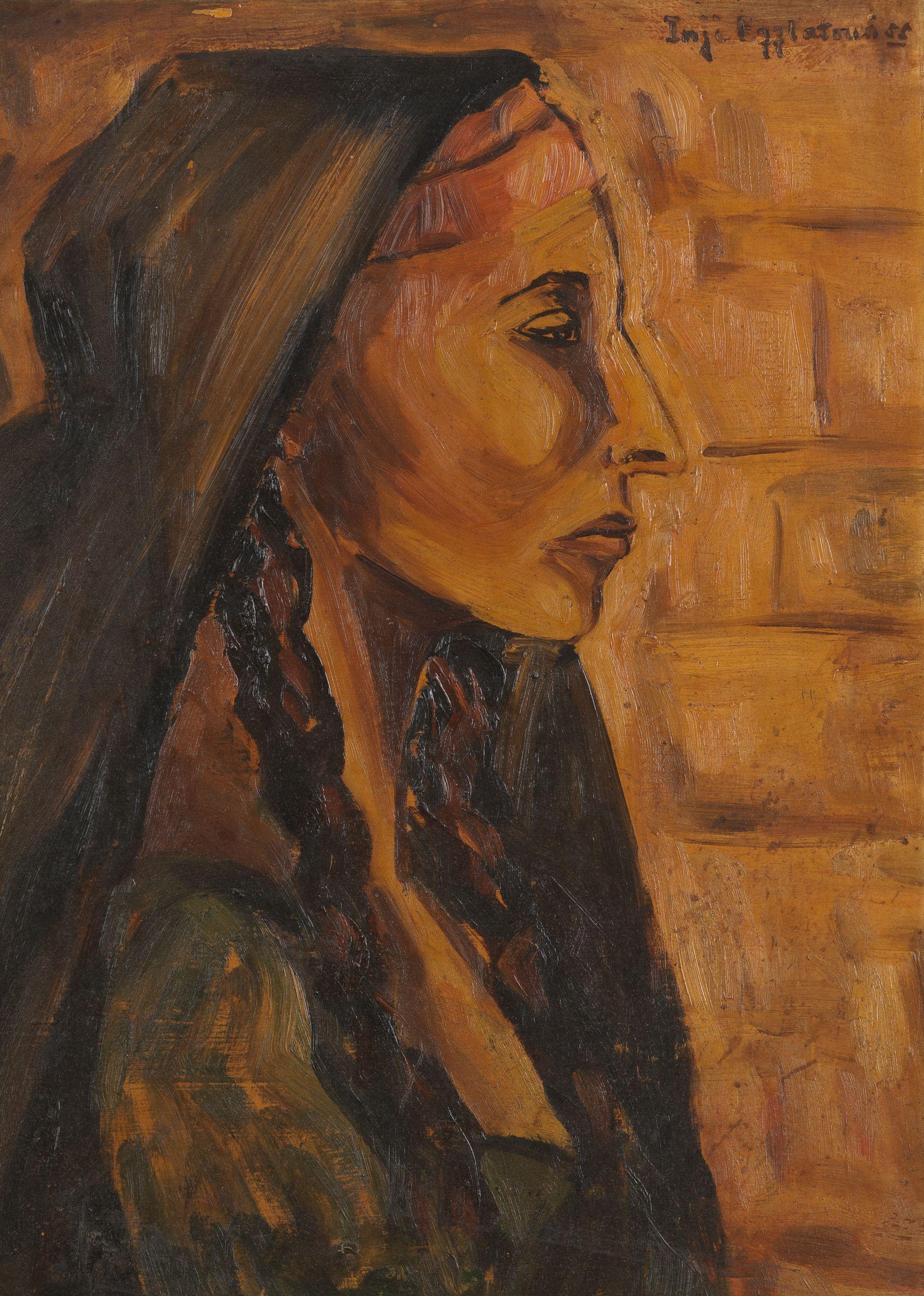 Inji Efflatoun - Portrait of a Fellaha