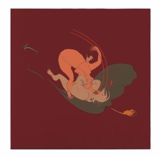 Inka Essenhigh - Two Chicks Fighting