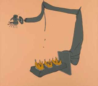 Inka Essenhigh - Yellow Turkeys