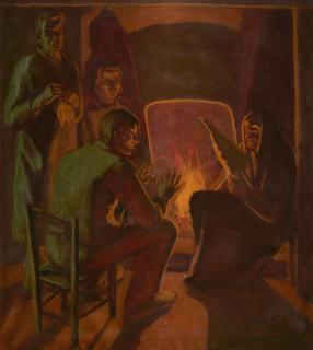 Innocente Salvini - Accanto al fuoco