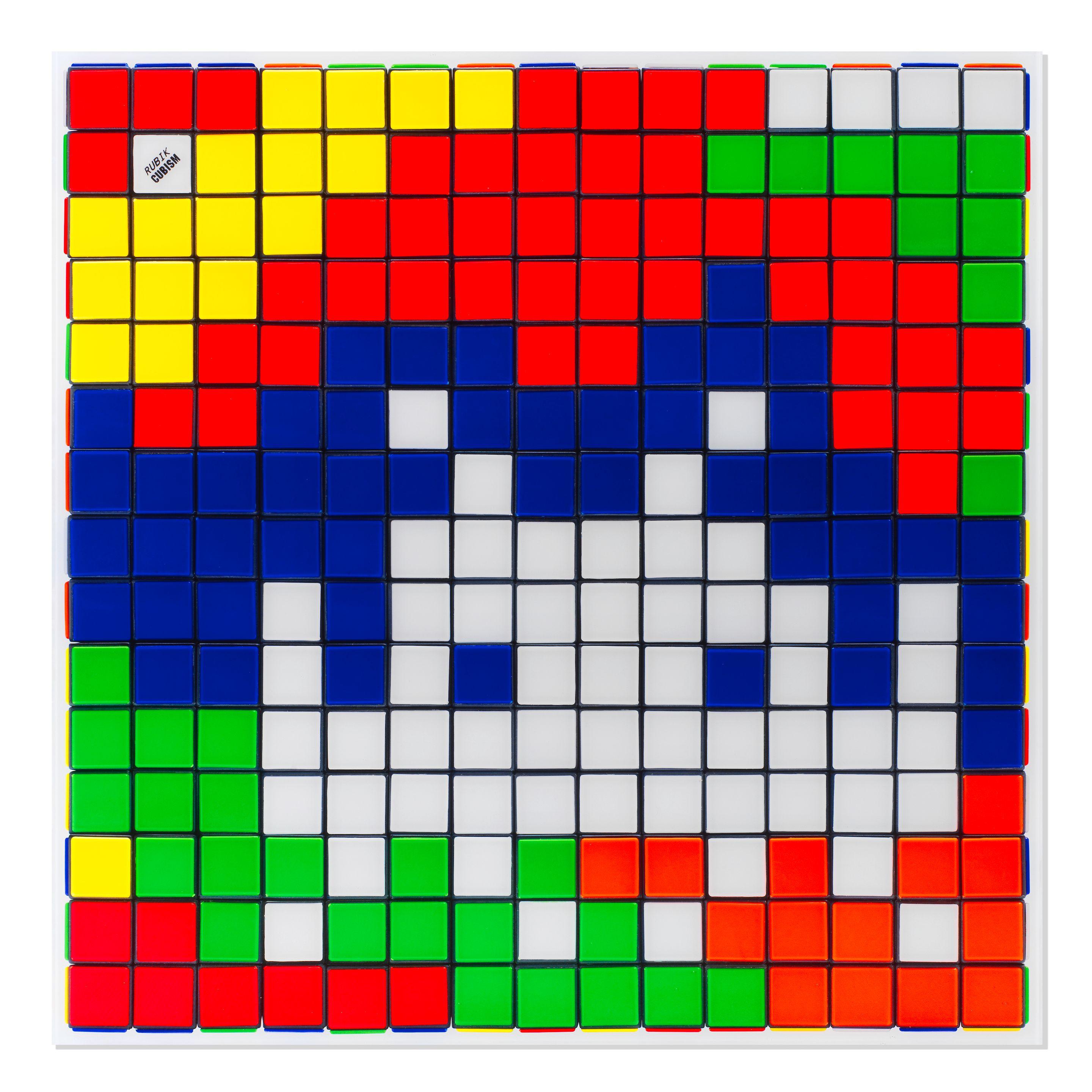 Invader - Rubik Camouflage, from Rubikcubism (NVDR1-2)