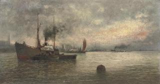 Ioannis Altamura - Unloading cargo in a harbour