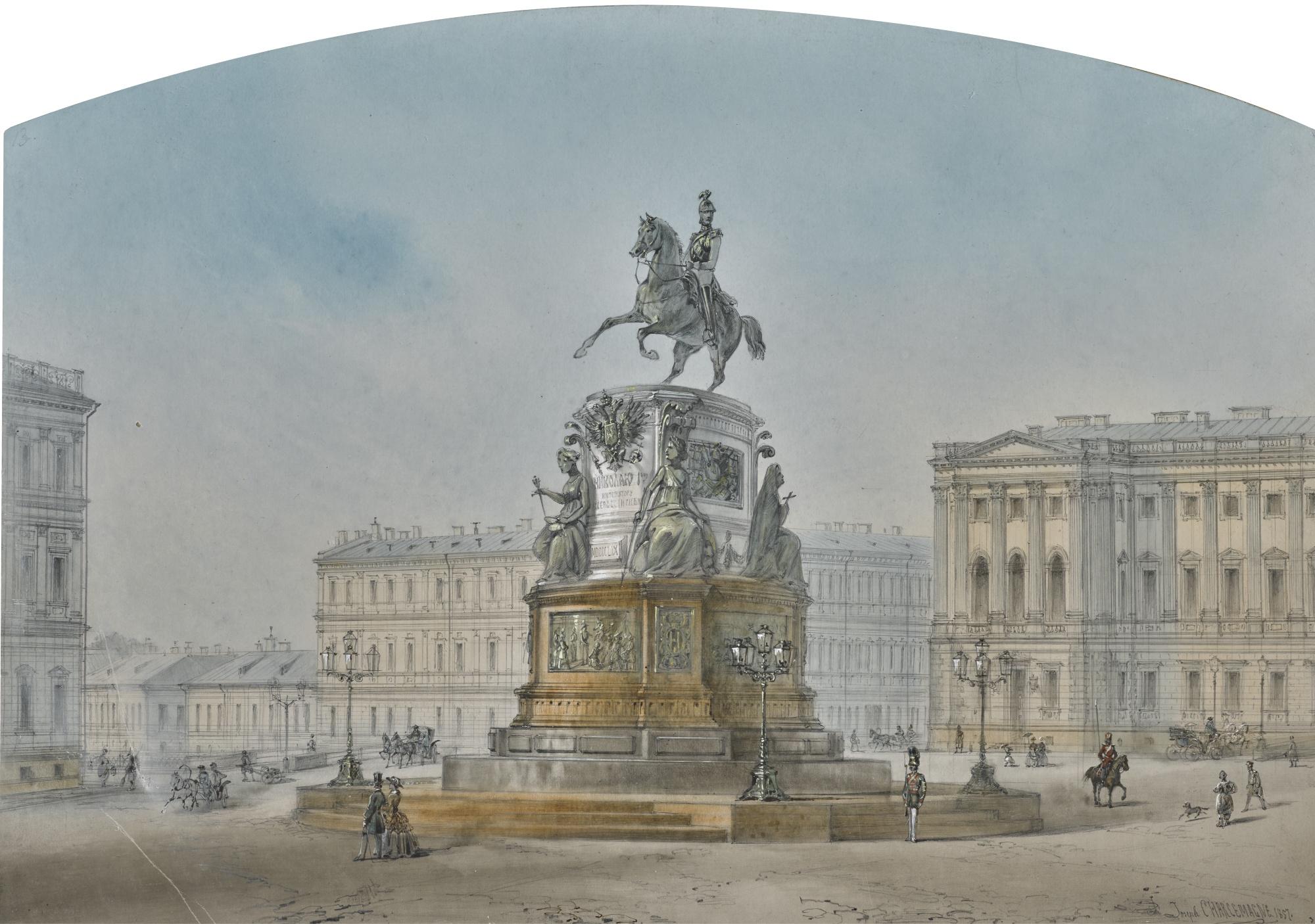 Iosef Iosefovich Charlemagne - Monument To Nicholas I, St Isaac\'S Square