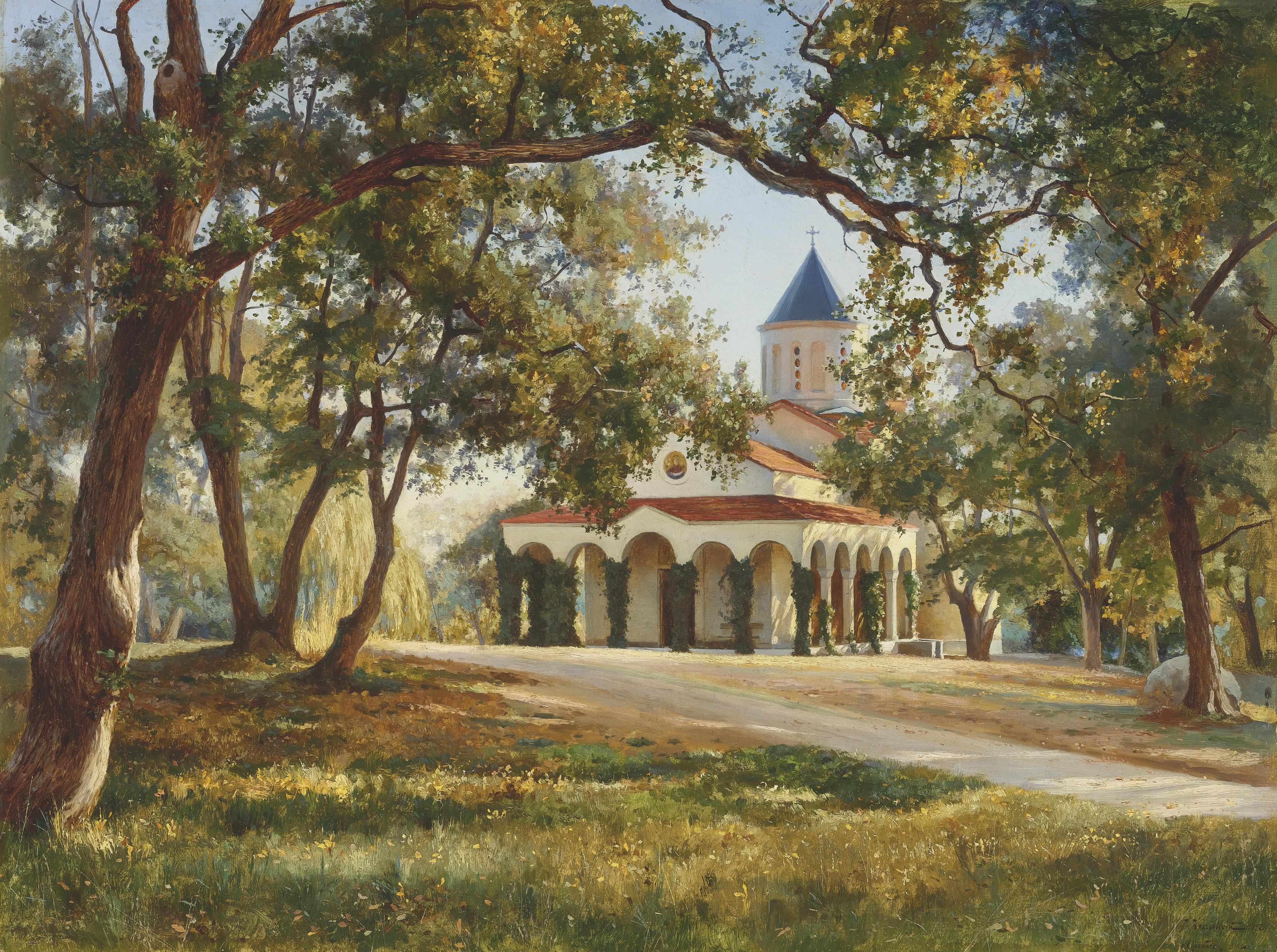 Iosif Evstafevich Krachkovsky - Church Of The Intercession Of Our Lady, Oreanda, Crimea
