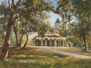 Iosif Evstafevich Krachkovsky - Church Of The Intercession Of Our Lady, Oreanda, Crimea
