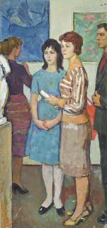 Iosif Mikhailovich Gurvich - At the exhibition