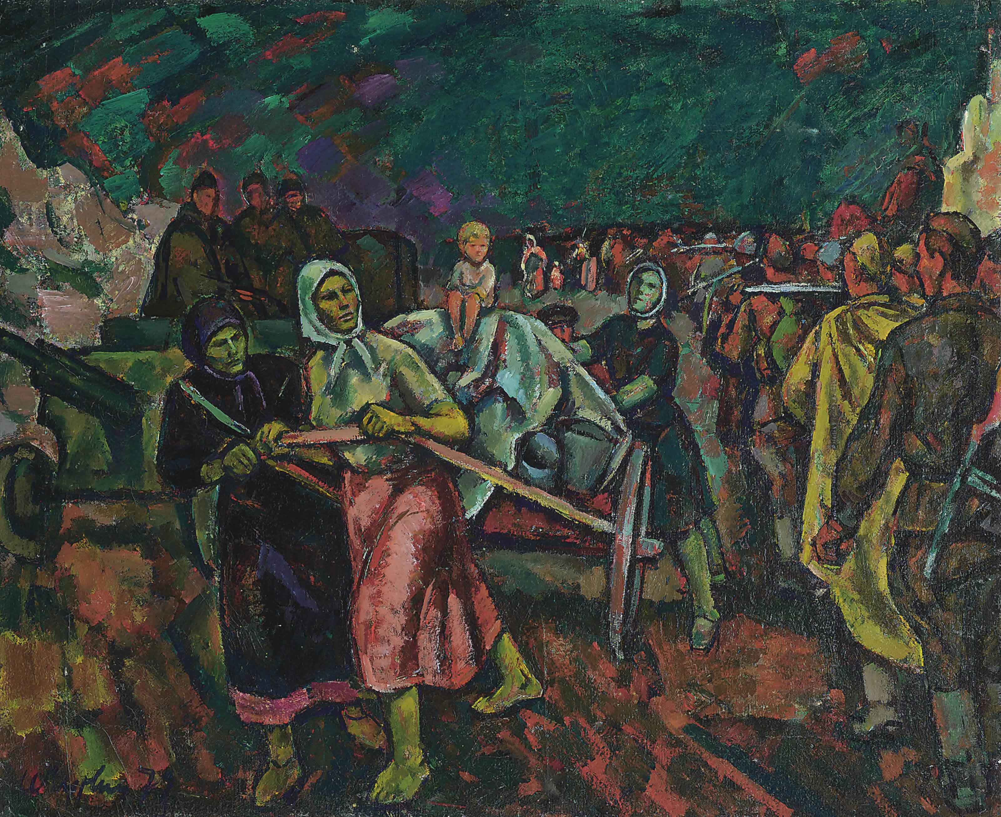 Iosif Mikhailovich Gurvich - Escape from the Germans