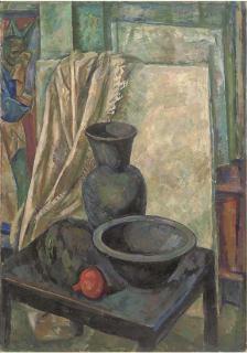 Iosif Mikhailovich Gurvich - Still Life With Black Jug