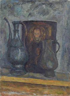 Iosif Mikhailovich Gurvich - Two jugs and an icon